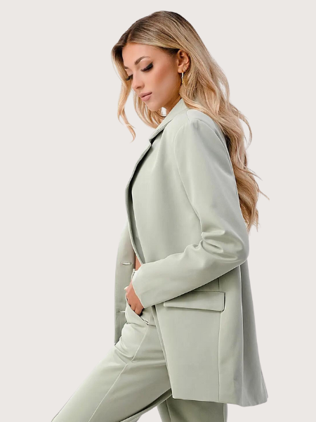 Sage green blazer outlet womens